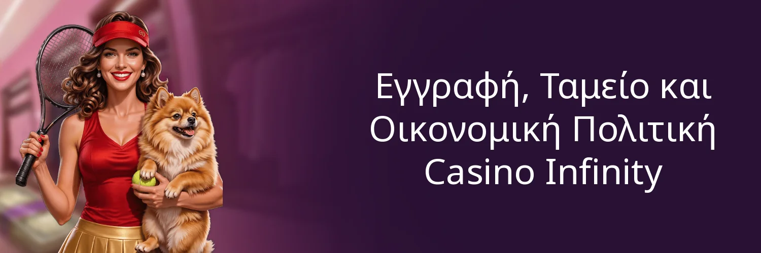 Εγγραφή, Ταμείο και Οικονομική Πολιτική Casino Infinity Εγγραφή, Ταμείο και Οικονομική Πολιτική Casino Infinity